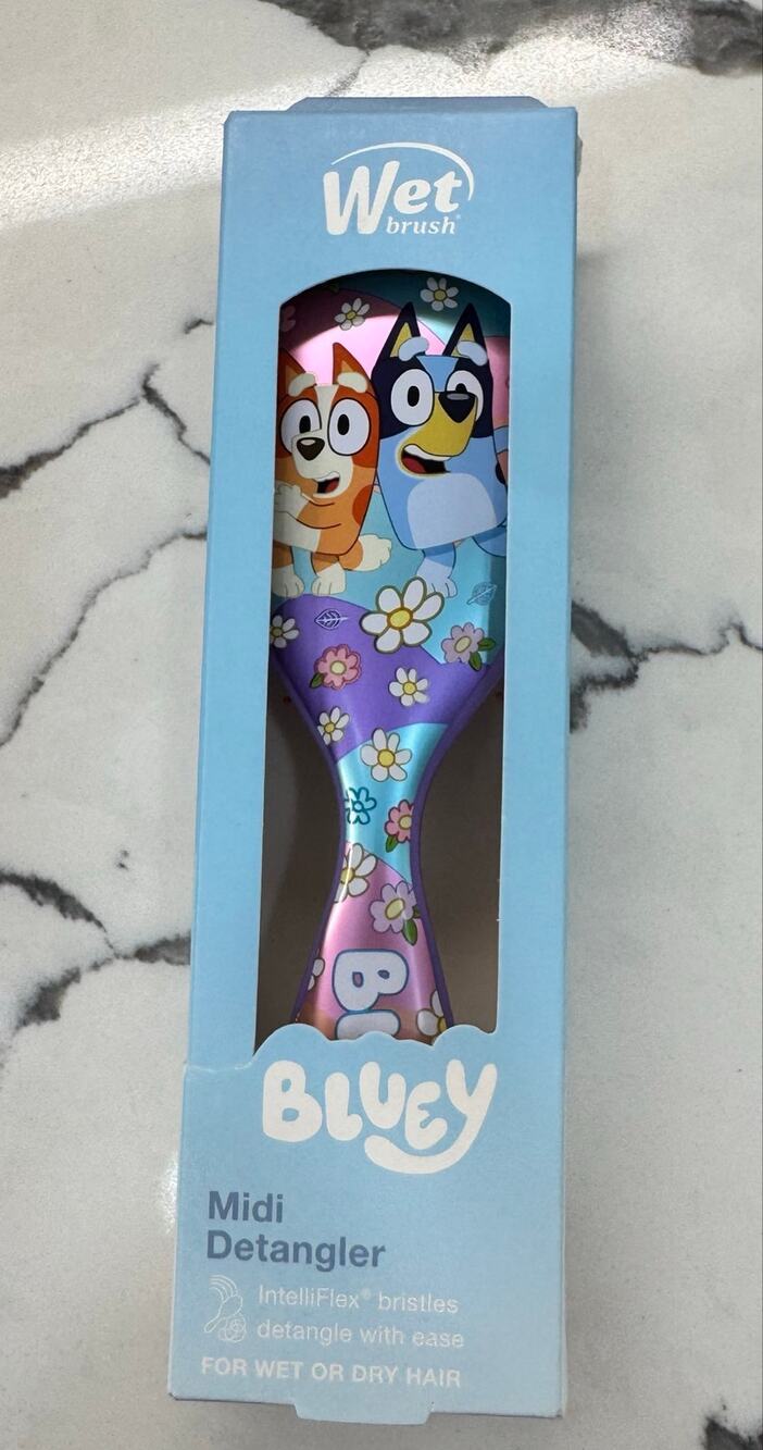 Disney Wet Brush Original Midi Detangler Bluey Limited Edition NIB